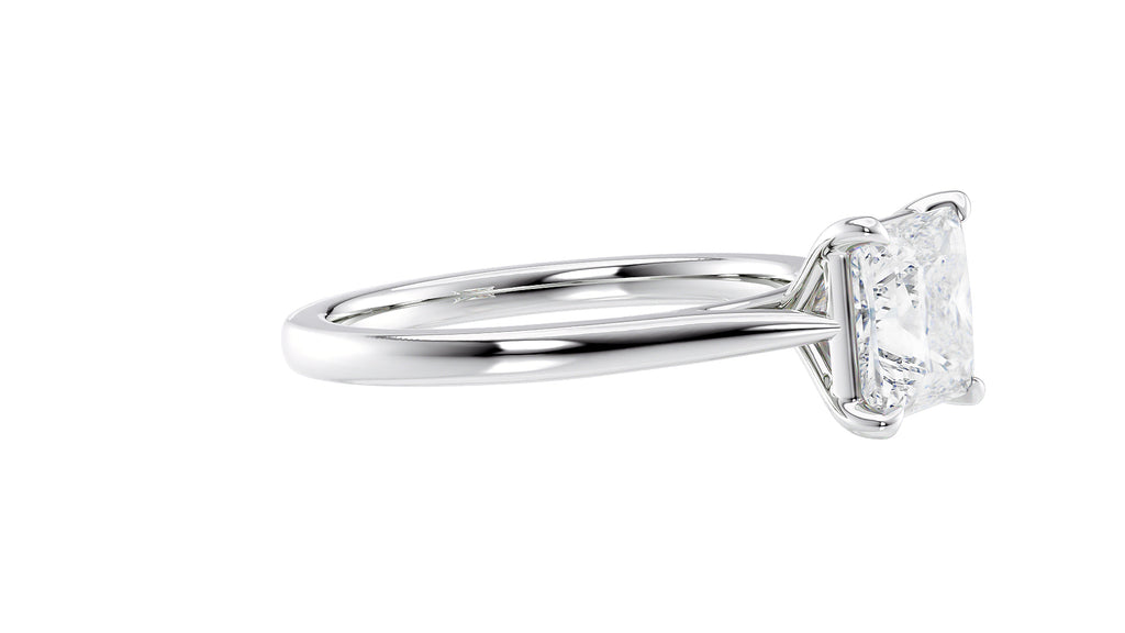 Princess Cut Solitaire Diamond Engagement Ring