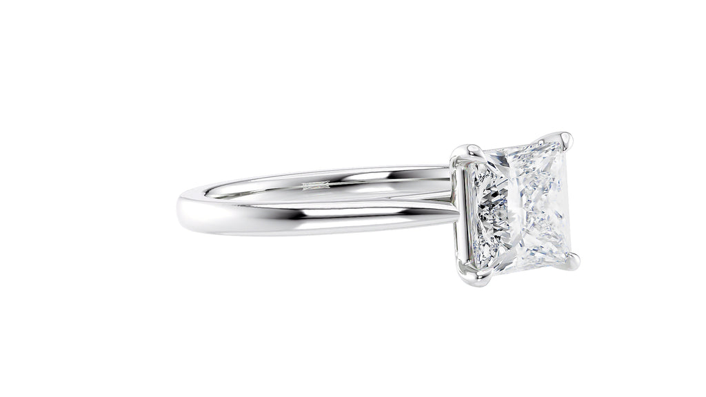 Princess Cut Solitaire Diamond Engagement Ring