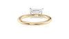 Radiant Cut Solitaire East-West Diamond Engagement Ring