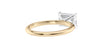 Radiant Cut Solitaire East-West Diamond Engagement Ring