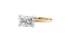 Radiant Cut Solitaire East-West Diamond Engagement Ring