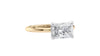 Radiant Cut Solitaire East-West Diamond Engagement Ring