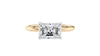 Radiant Cut Solitaire East-West Diamond Engagement Ring