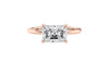 Radiant Cut Solitaire East-West Diamond Engagement Ring
