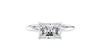 Radiant Cut Solitaire East-West Diamond Engagement Ring