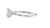 Radiant Cut Solitaire East-West Diamond Engagement Ring