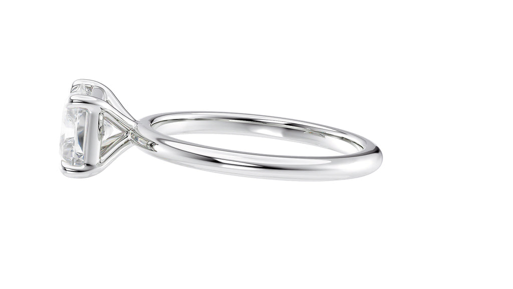 Radiant Cut Solitaire East-West Diamond Engagement Ring