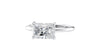 Radiant Cut Solitaire East-West Diamond Engagement Ring