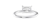 Radiant Cut Solitaire East-West Diamond Engagement Ring