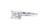 Radiant Cut Solitaire East-West Diamond Engagement Ring