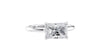 Radiant Cut Solitaire East-West Diamond Engagement Ring