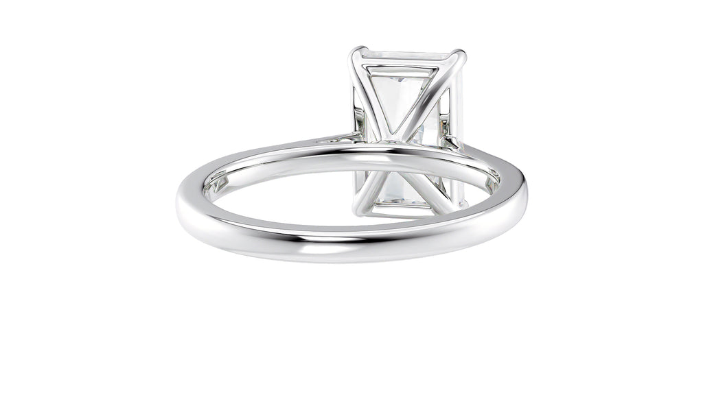 Radiant Cut Solitaire Diamond Engagement Ring