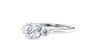 Round Classic 3 Stone Diamond Engagement Ring