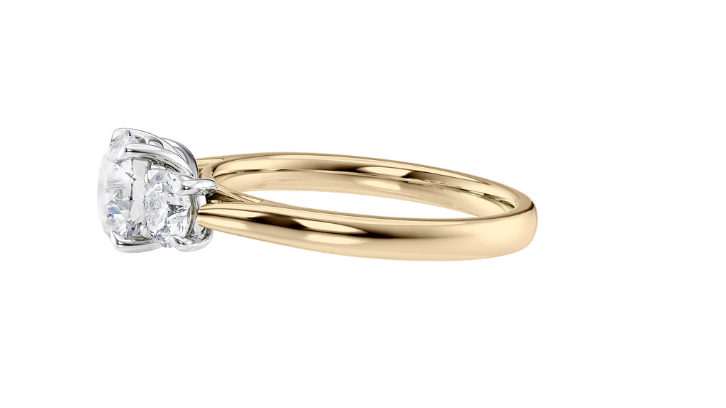 3 Stone Diamond Engagement Ring