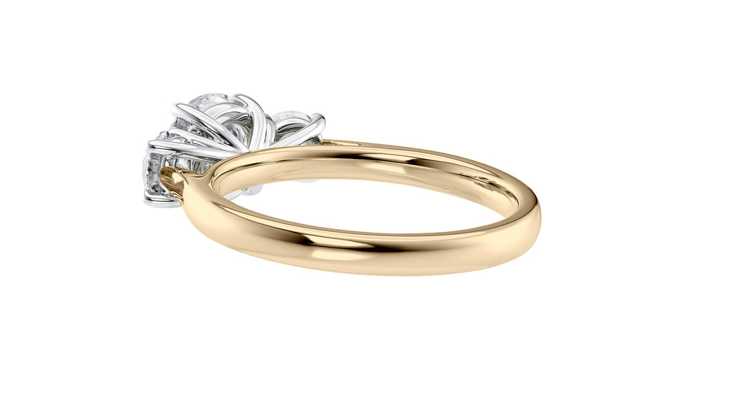 3 Stone Diamond Engagement Ring