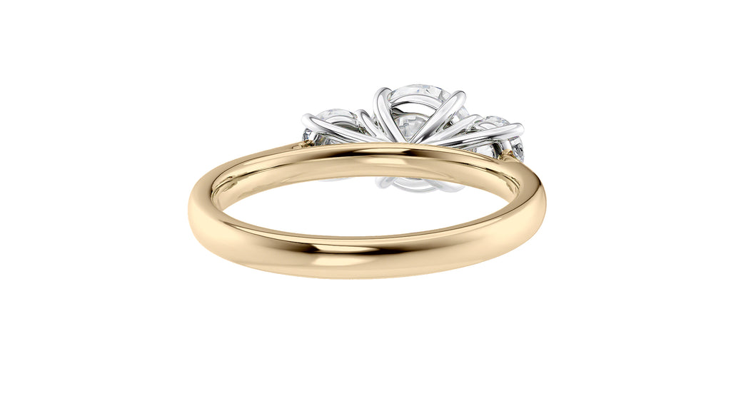3 Stone Diamond Engagement Ring