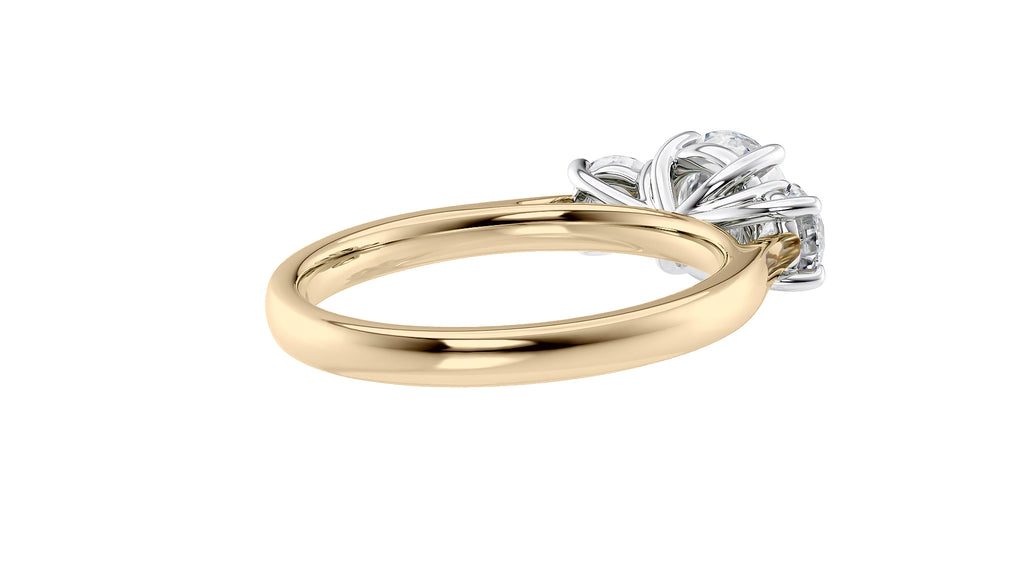 3 Stone Diamond Engagement Ring