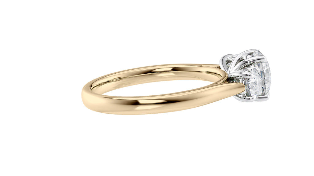 3 Stone Diamond Engagement Ring