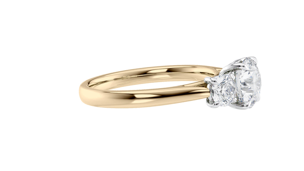 3 Stone Diamond Engagement Ring