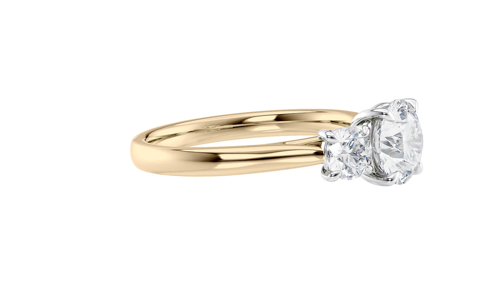 3 Stone Diamond Engagement Ring