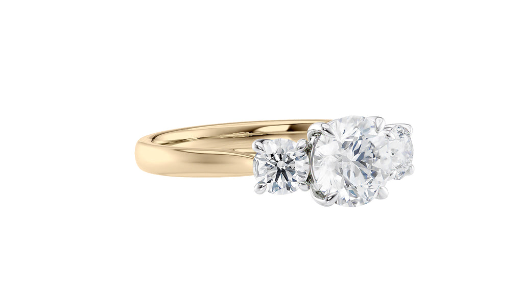 3 Stone Diamond Engagement Ring