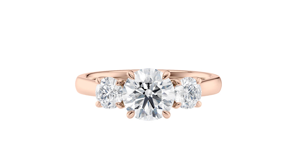 3 Stone Diamond Engagement Ring