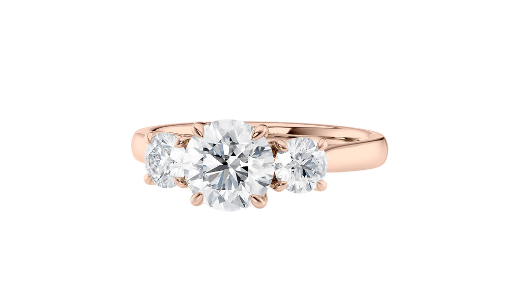 3 Stone Diamond Engagement Ring