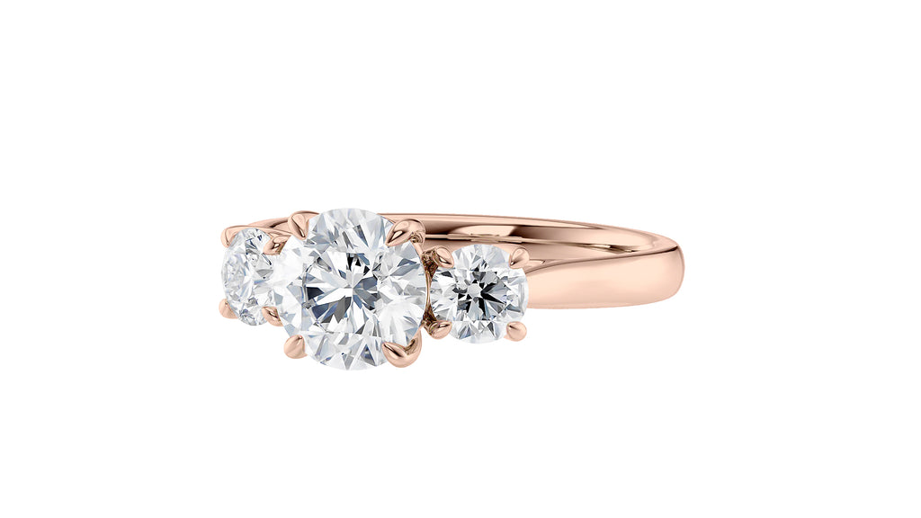 3 Stone Diamond Engagement Ring