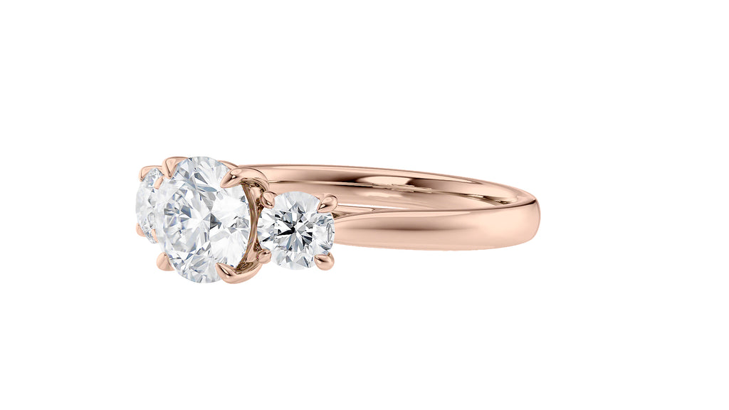 3 Stone Diamond Engagement Ring