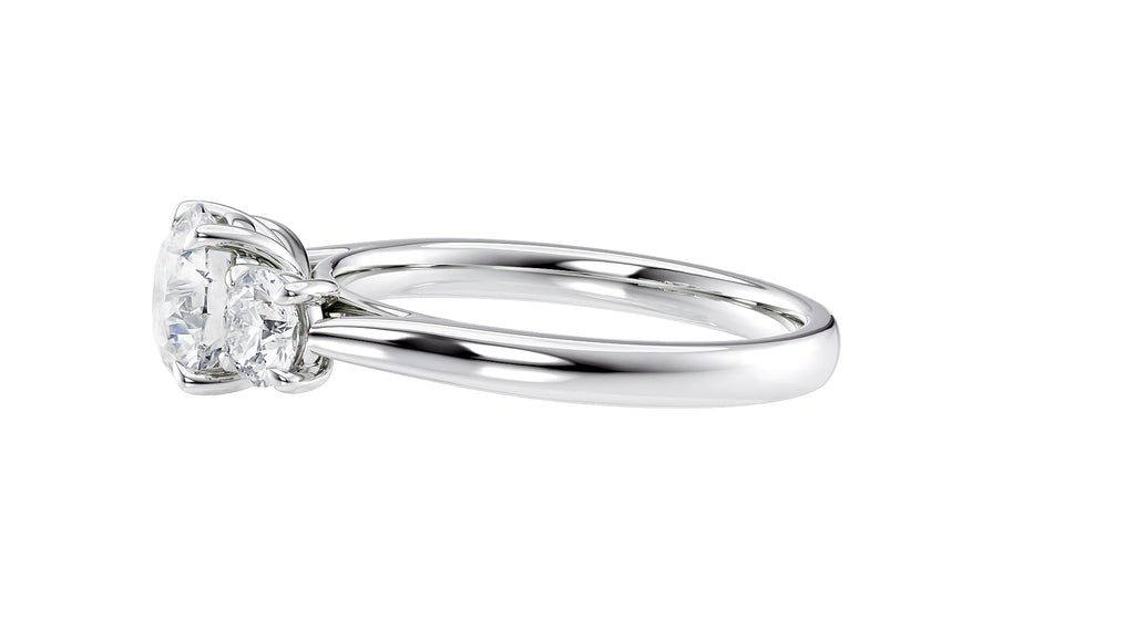 3 Stone Diamond Engagement Ring