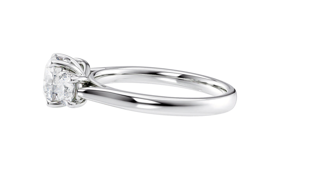 3 Stone Diamond Engagement Ring