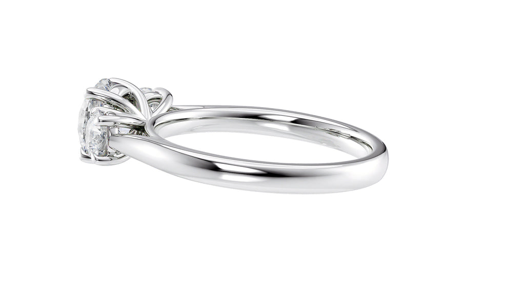 3 Stone Diamond Engagement Ring