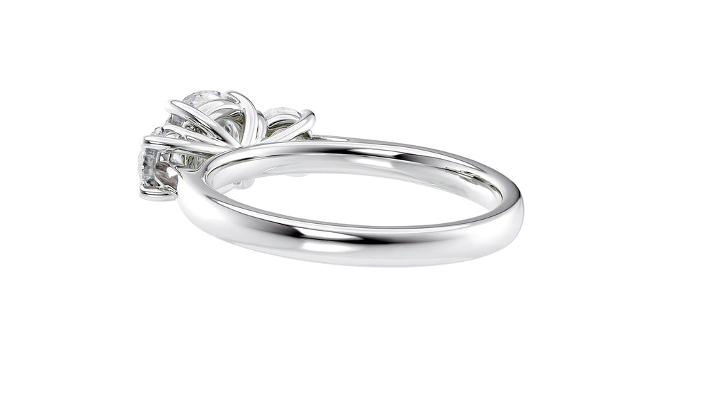 3 Stone Diamond Engagement Ring