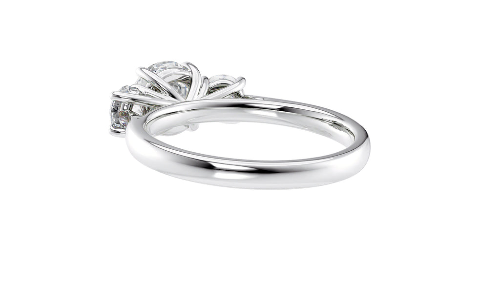 3 Stone Diamond Engagement Ring
