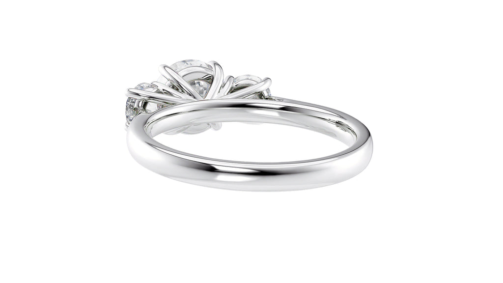 3 Stone Diamond Engagement Ring