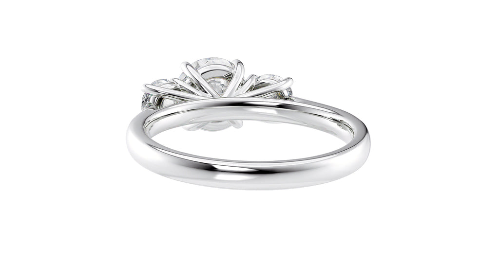 3 Stone Diamond Engagement Ring