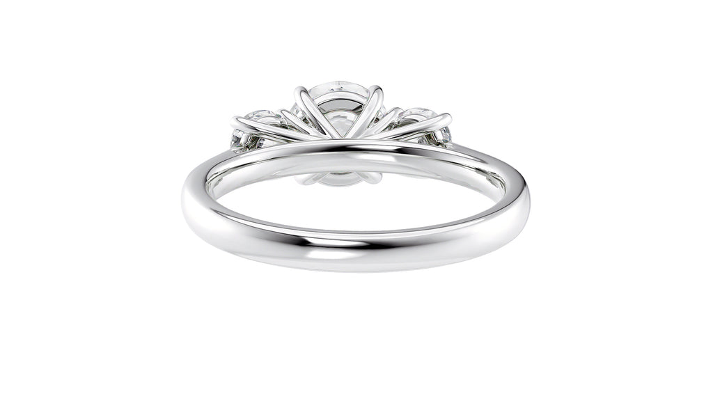 3 Stone Diamond Engagement Ring