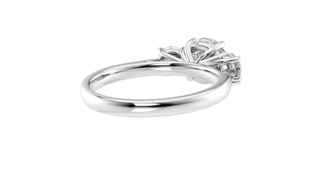 3 Stone Diamond Engagement Ring