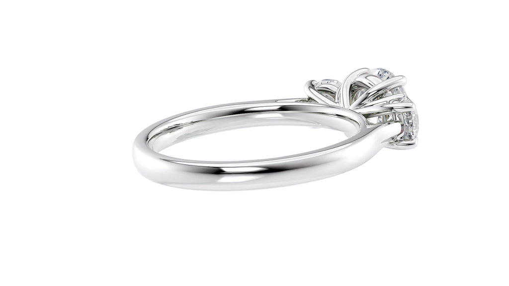 3 Stone Diamond Engagement Ring