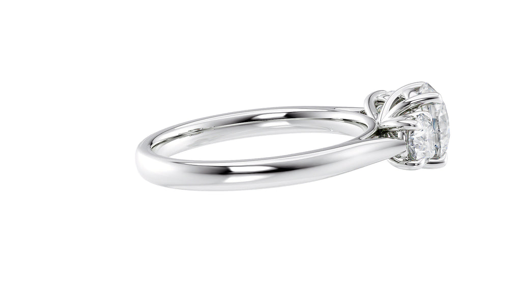 3 Stone Diamond Engagement Ring
