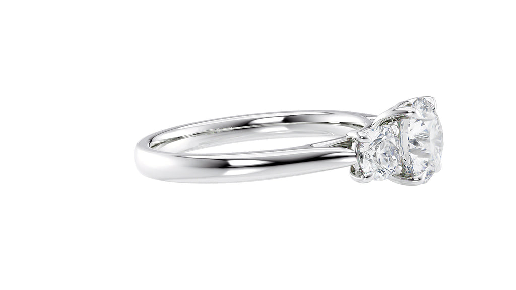 3 Stone Diamond Engagement Ring