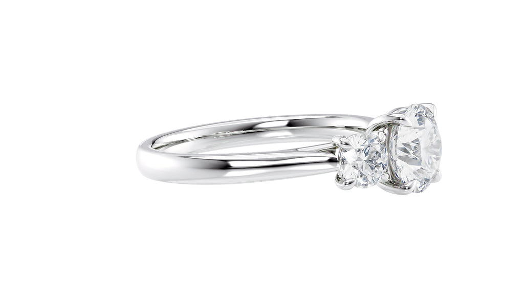 3 Stone Diamond Engagement Ring