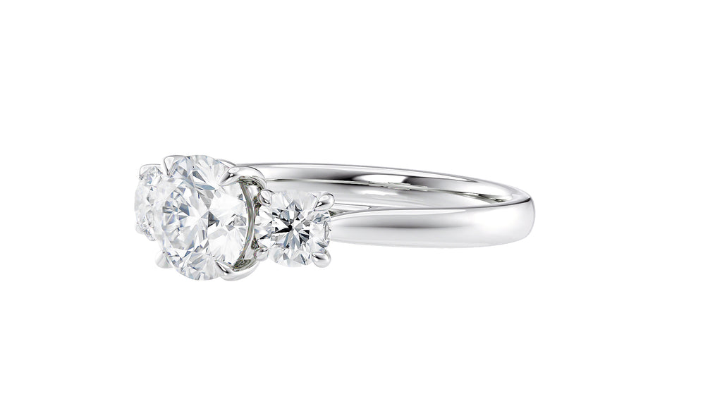 3 Stone Diamond Engagement Ring
