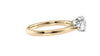 Round and Pear Cut Trilogy Diamond Engagement Ring