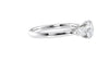 Round and Pear Cut Trilogy Diamond Engagement Ring
