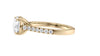 Round Solitaire Classic Diamond Band Engagement Ring