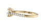 Round Solitaire Classic Diamond Band Engagement Ring