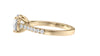 Round Solitaire Classic Diamond Band Engagement Ring