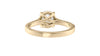 Round Solitaire Classic Diamond Band Engagement Ring