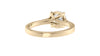 Round Solitaire Classic Diamond Band Engagement Ring